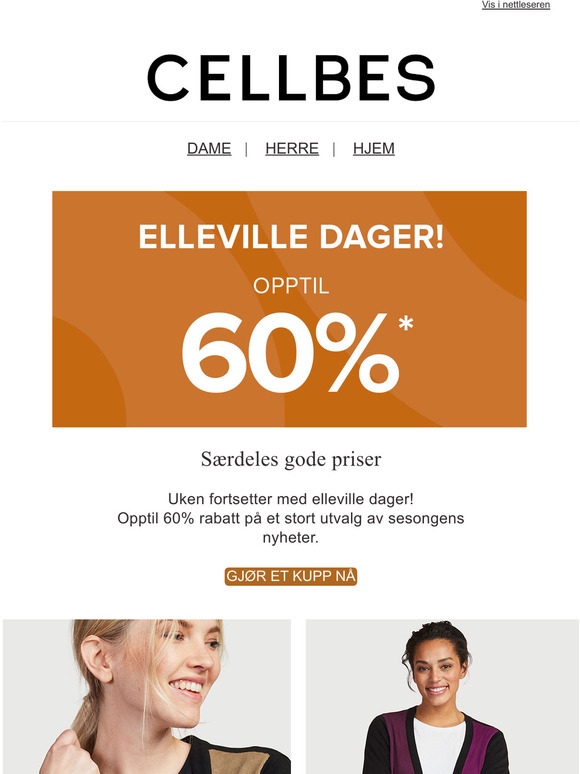 ELLEVILLE priser i tre dager til!