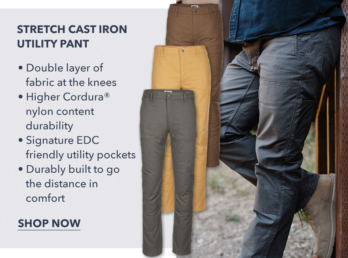 Stretch Cast Iron Utility Pant – Edgevale