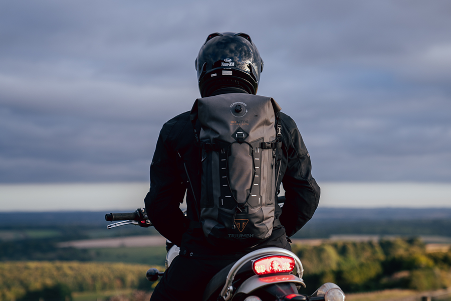 Triumph motorcycle clearance backpack