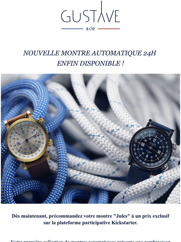 Prcommandez votre montre Jules sur Kickstarter !