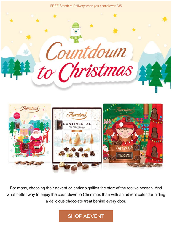 Thorntons Advent Calendars Are Here! Milled
