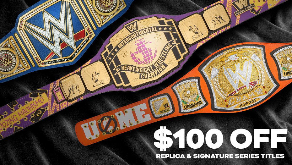 $100 Off Replica & Signature Series Championship Titles