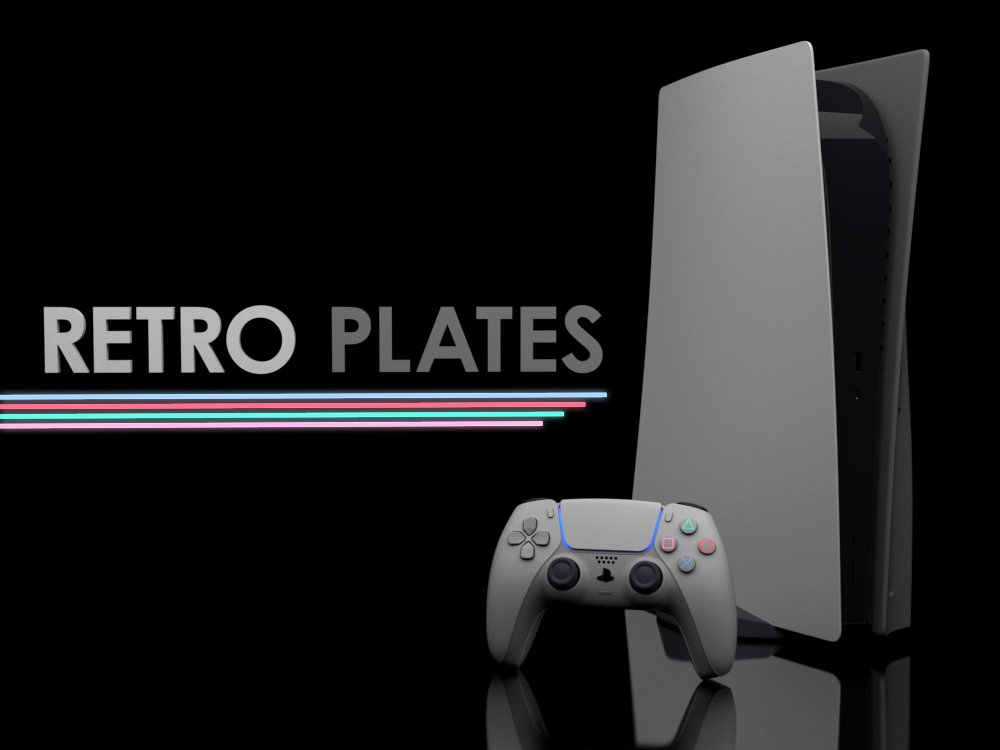 Retro Classic Playstation 1 Colors PS5 Skin Grey Playstation 5