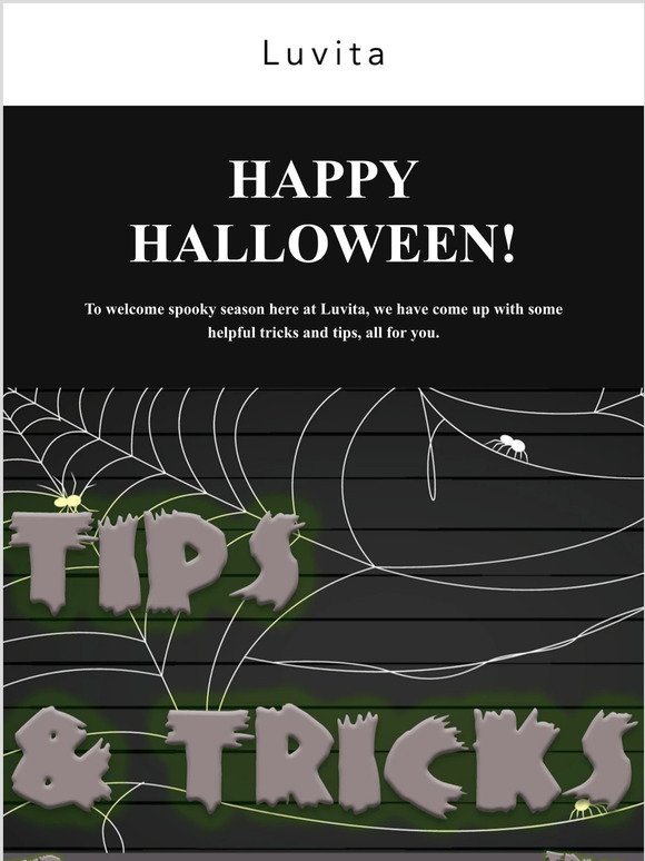    Happy Halloween: Would you like a trick or tip?