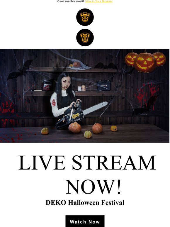 DEKO Halloween Live Stream Now!