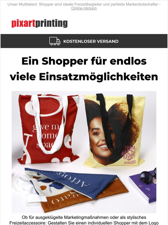Praktisch, elegant und strapazierfhig: Die neuen Shopper sind da