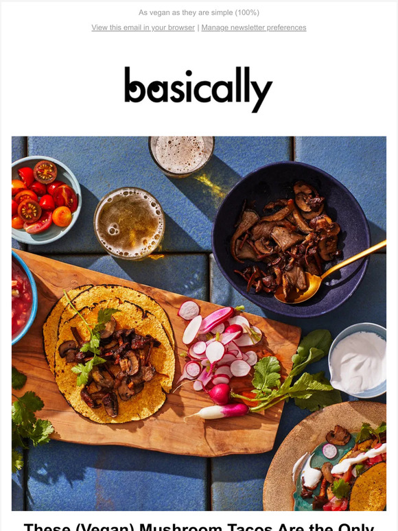 Bon Appétit The Easiest Mushroom Tacos Milled