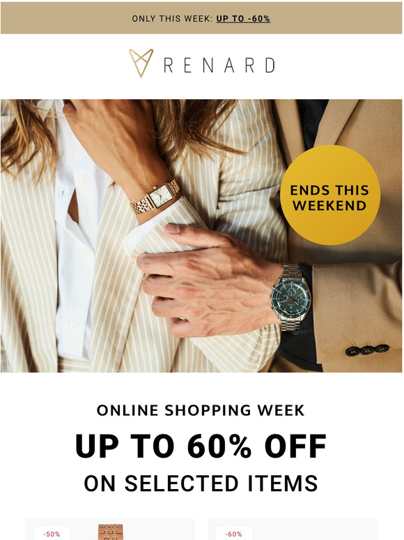 Last days: up to 60% off