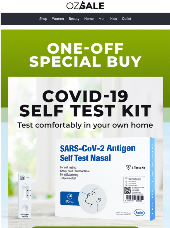 ozsale BREAKING Rapid Antigen Test PreOrder Now Milled