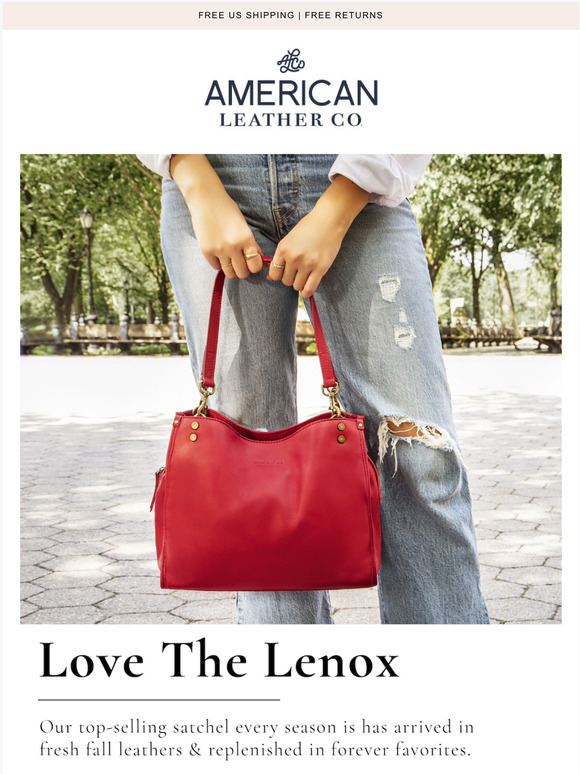 lenox triple entry satchel