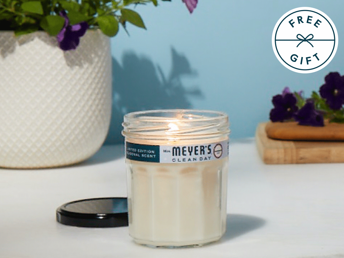 Grove Collaborative Hello, free Mrs. Meyer's holiday candle Milled