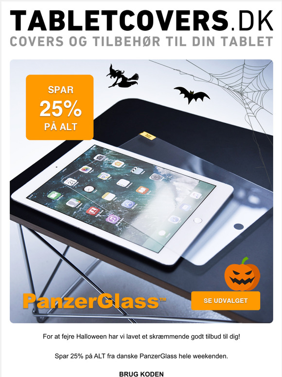 Skrmmende godt tilbud Spar 25% p ALT fra PanzerGlass