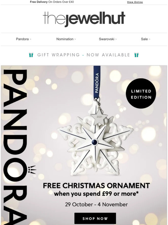 Free Pandora Christmas Ornament 2022 Thejewelhut: Free Pandora Christmas Ornament When You Spend 99 Or More!* |  Milled