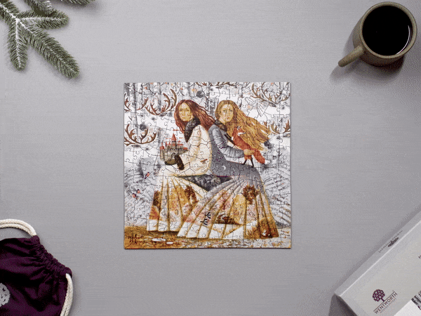 New Christmas wooden jigsaw puzzle video