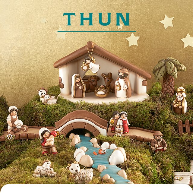 Thun, regali di Natale: dal presepe all'angelo, che cosa comprare