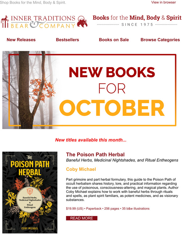 Inner Traditions New from Inner Traditions Milled