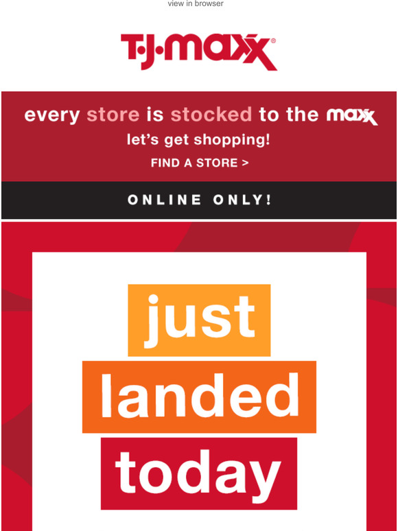 TJ Maxx JUST IN ONLINE Milled