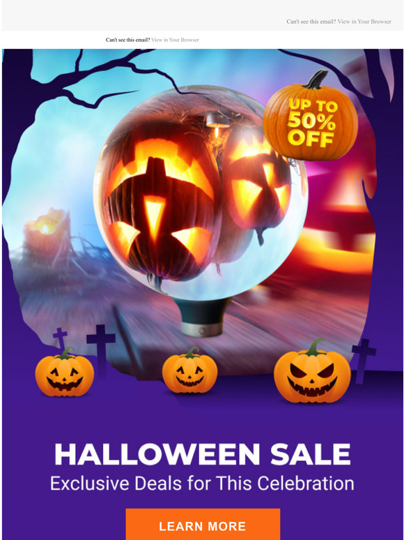 Happy Halloweek! Get up to 50% OFF!