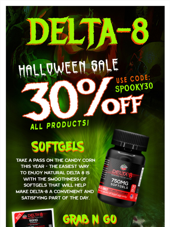Spooky season is here! Get 30% off everything 