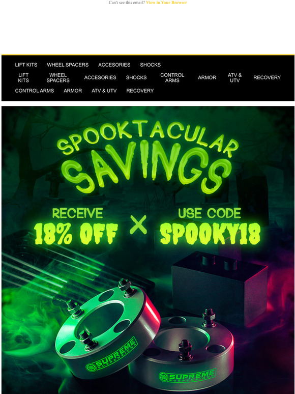 Supreme Suspensions Happy Halloween! Milled