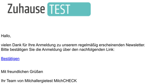 Bitte besttigen Sie Ihre Newsletter-Anmeldung