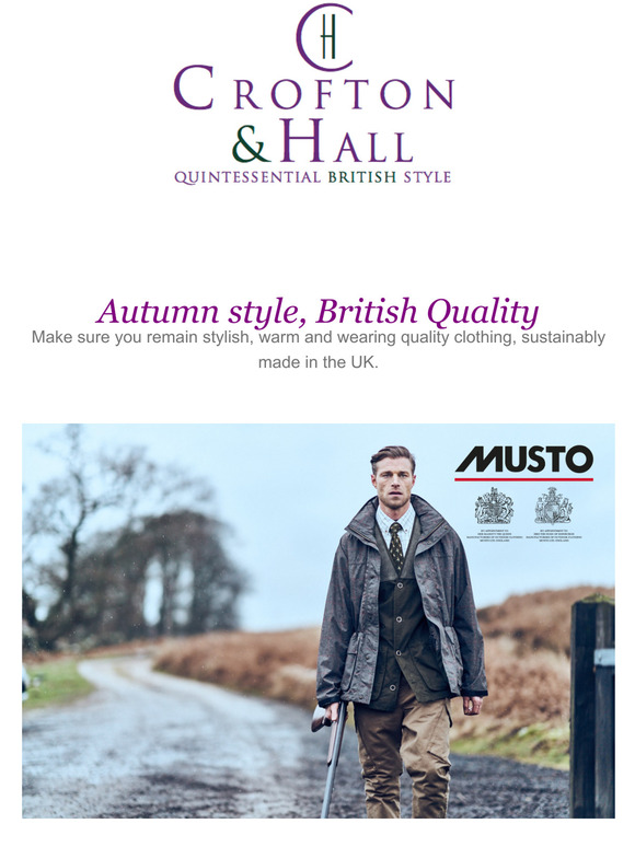 Great British weather meets Great British Clothing