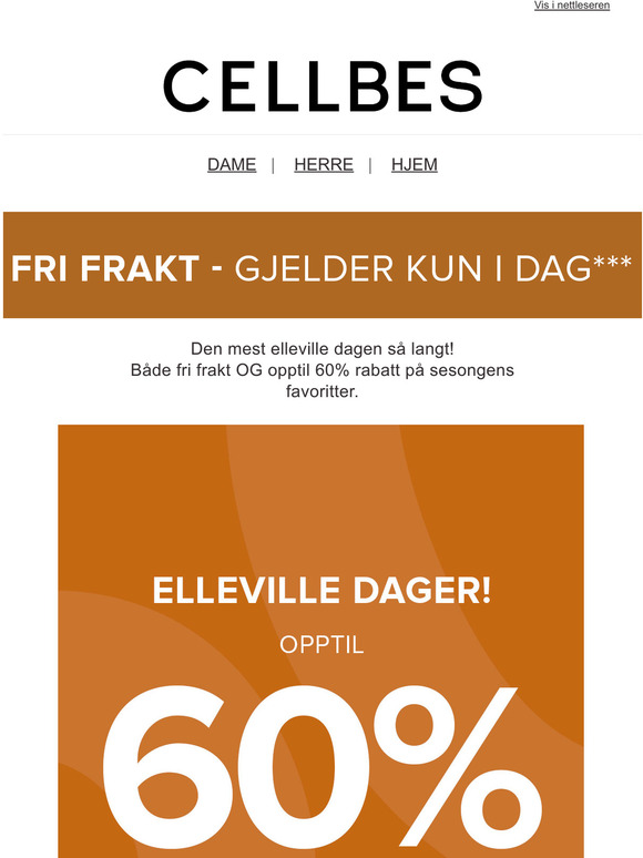 Fri frakt + elleville dager = fantastisk shopping