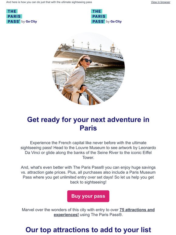 Explore and save more with The Paris Pass