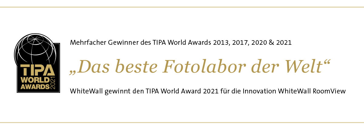 WhiteWall gewinnt den TIPA Award 2021
