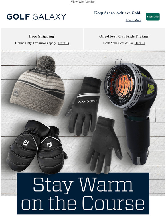 Golf Galaxy Coldweather golf gear is here Milled