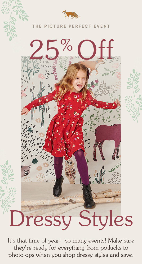 25% Off Dressy Styles
