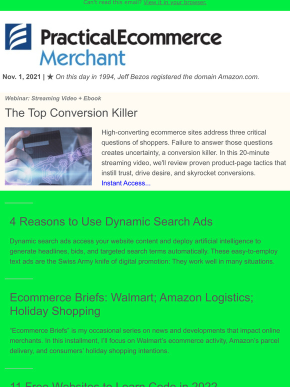 Dynamic Search Ads | Walmart, Amazon | 2BigFeet