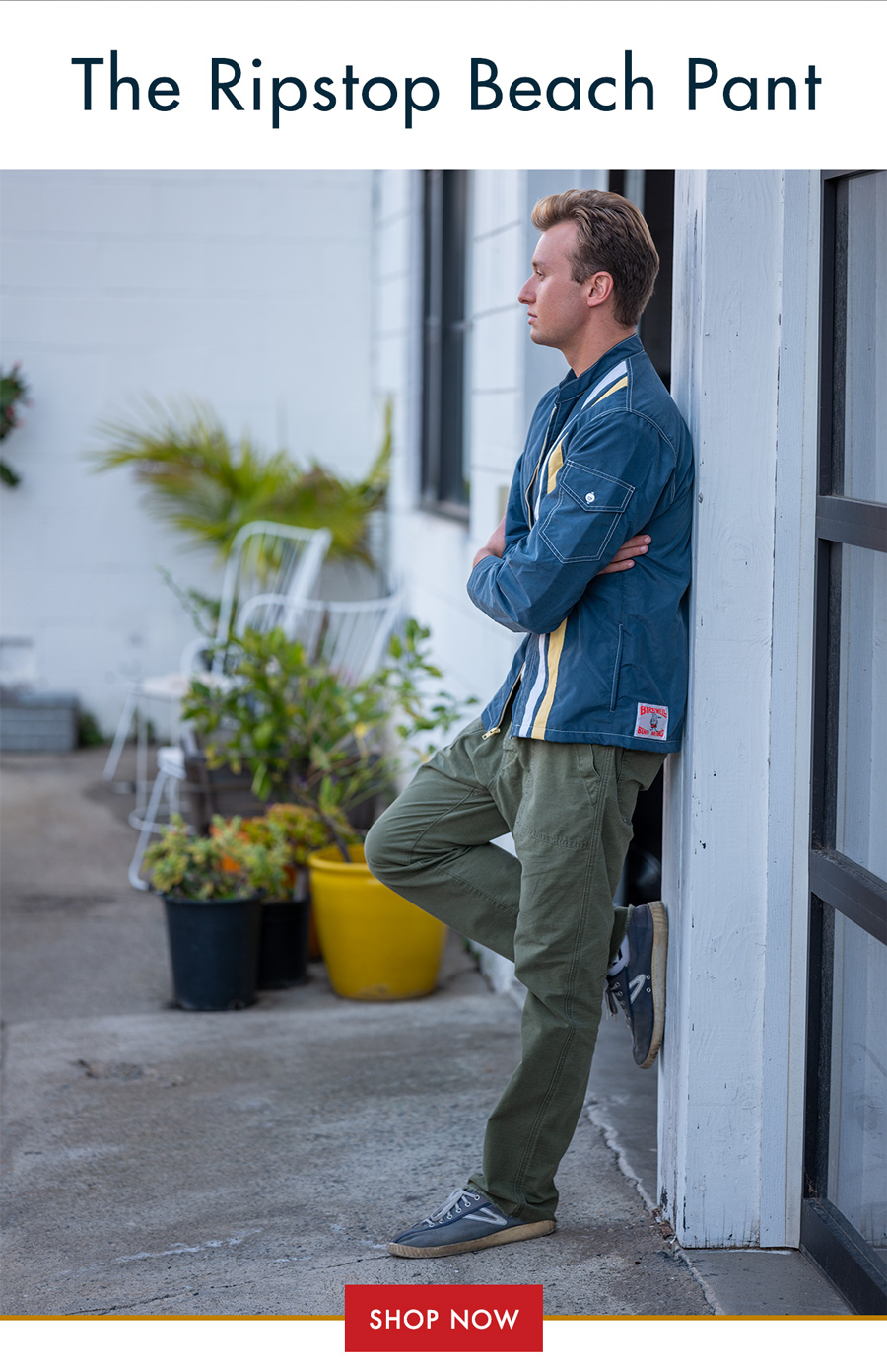 USA製BIRDWELL RIPSTOP ARMY BEACH PANTS Birdwell: The Ripstop Beach Pant In Army Green | Milled