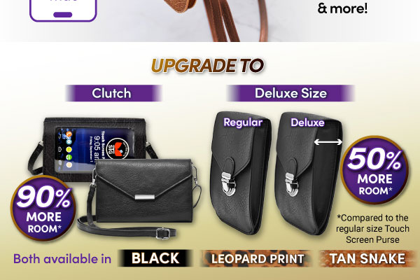 Touch screen best sale purse deluxe