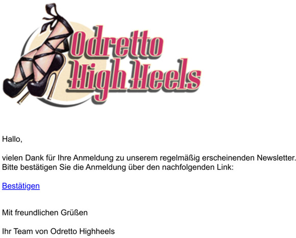 Bitte besttigen Sie Ihre Newsletter-Anmeldung