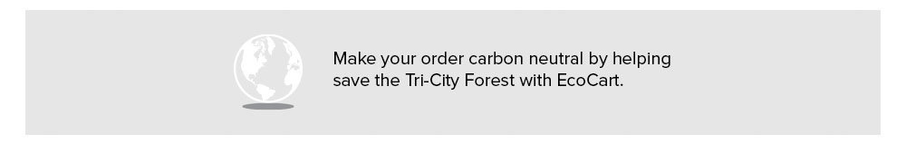 ECOCART   |   Make your order carbon neutral by helping save the Tri-City Forest.