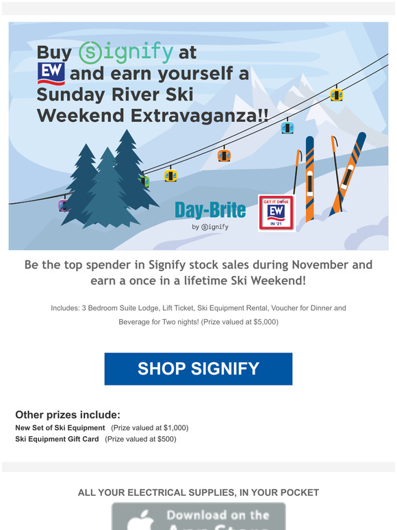 Earn a Ski Weekend on EW-NE