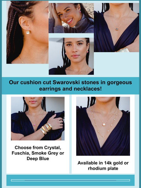 Swarovski Jewels in Earrings & Necklaces