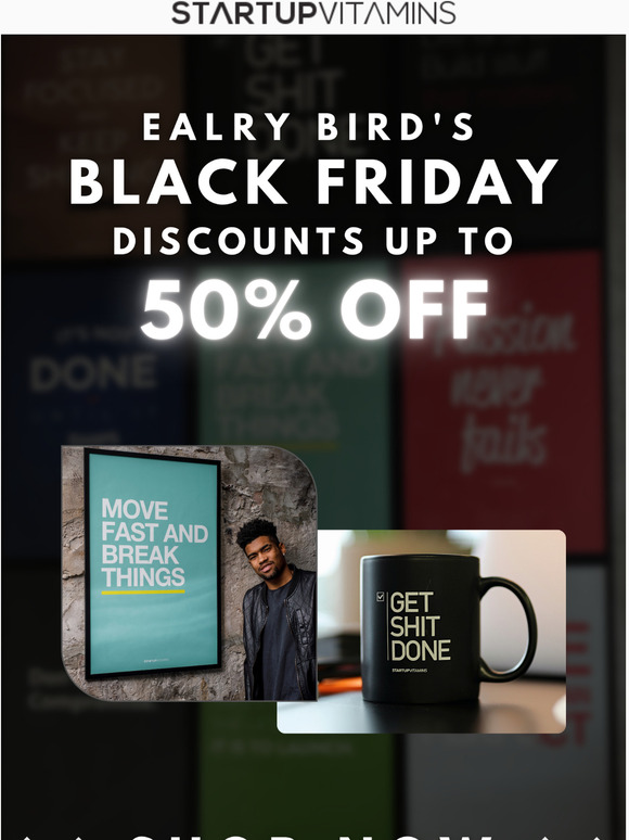We started Black Friday early!