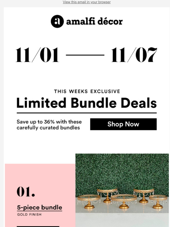 Don't Miss Out  Cake Stand Sets 35% Off