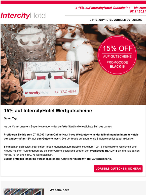 InterCityHotel DE: Los geht's in die festlichste Zeit des Jahres! | Milled