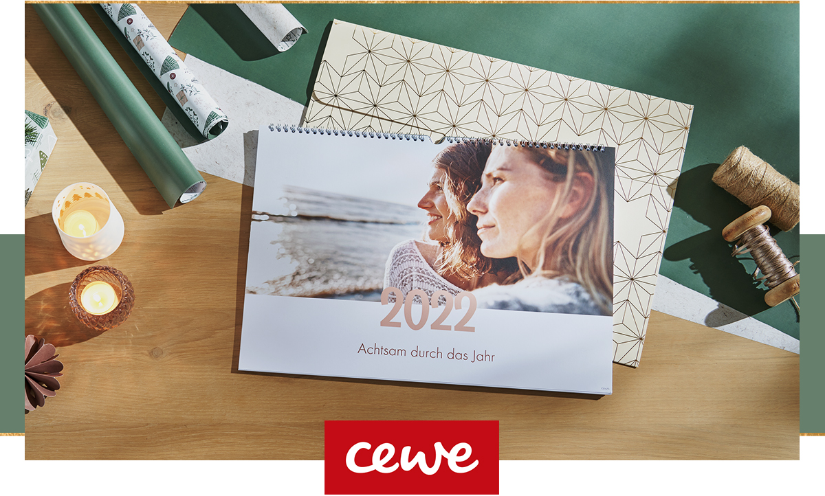 cewe-fotoservice: Gestalten Sie einen Kalender mit Fotos und