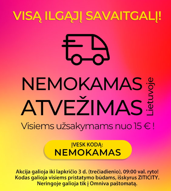 Nemokamas pristatymas