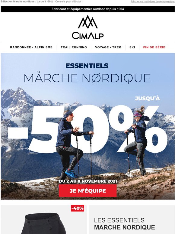 Cimalp Nordic Veste Thermique Coupe-Vent spéciale Marche Nordique