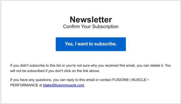 Confirm Your Subscription
