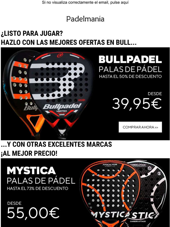 Tu equipacin Bullpadel desde 19,00! ... [LTIMAS OPORTUNIDADES!]