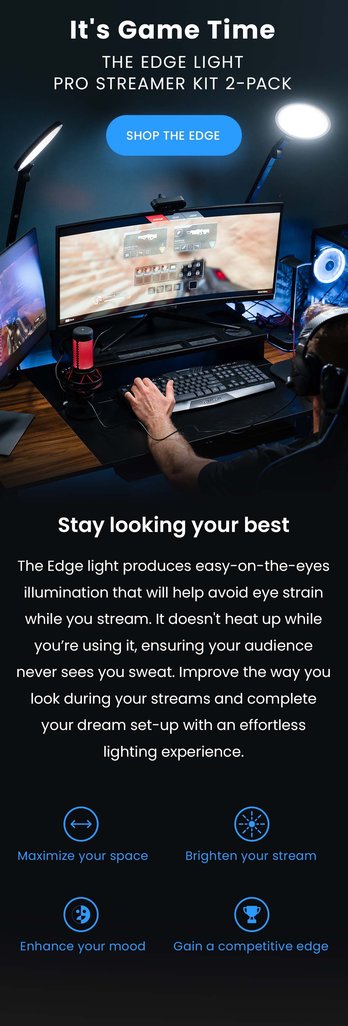 Shop Edge Light Pro Streamer Kit