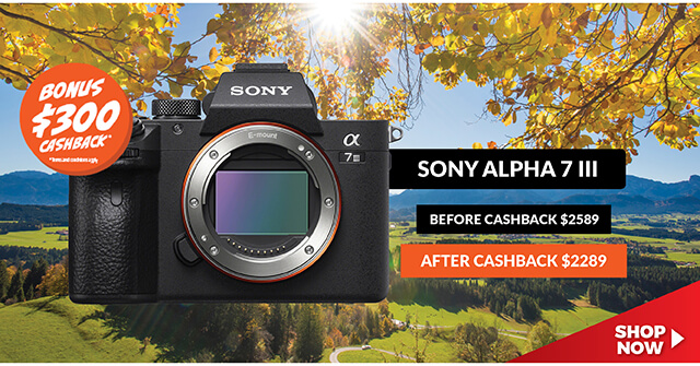 cashback sony alpha 7 iii