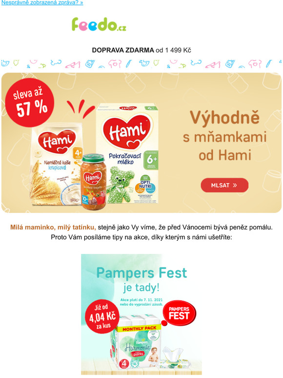 PAMPERS FEST od 4,04 K/ks