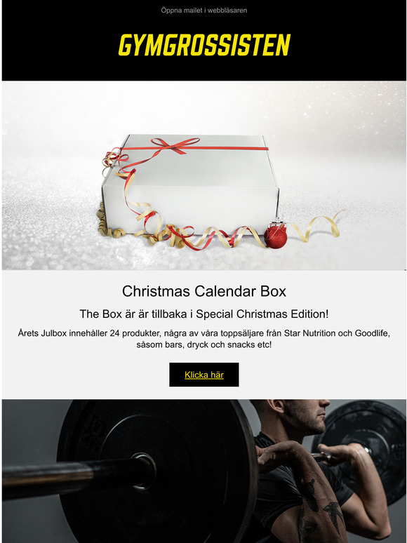 Christmas Calendar Box nu i lager!